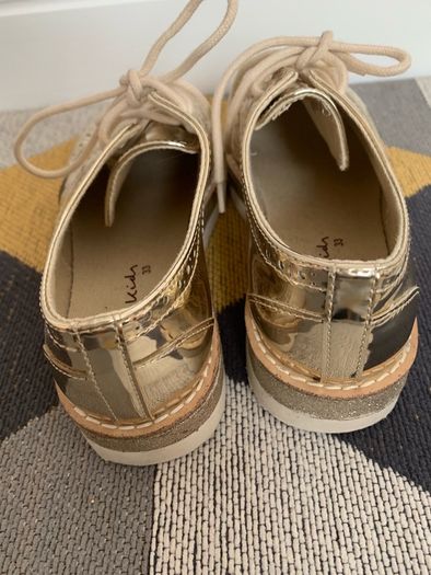 Gold Zara Shoes