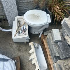 Toilet and basin
