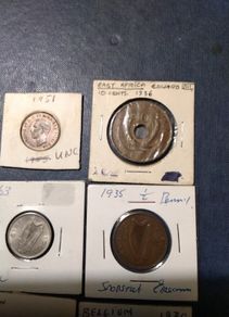 Six  Assorted Coins