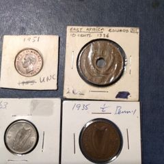 Six  Assorted Coins