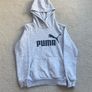 Kids Grey Puma Hoodie Image 5