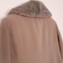 Precis Brown Tan Camel Faux Fur Collar Wool Cashmere Coat 14UK/42EU Image 9