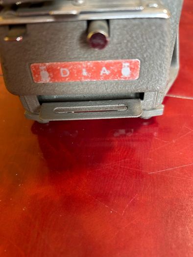 vintage film editor and built in splicer