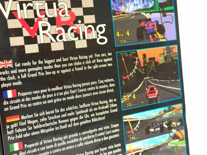 Virtua Racing for Sega Saturn - Boxed and Minty