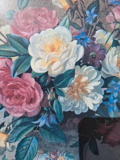 Vintage Albert Williams Framed Floral Print Cottagecore / Grandmillennial Style
