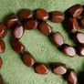 Vintage (extremely long) Wood Wall Rosary 65 inch Oversized Beads Mid Century Religious Decor Rosary Image 5