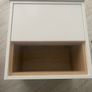 Lucca 500 Matt White Wall Hung Vanity Unit Complete with Basin & Taps Image 3