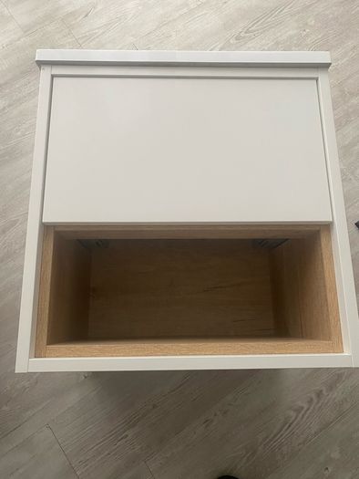 Lucca 500 Matt White Wall Hung Vanity Unit Complete with Basin & Taps