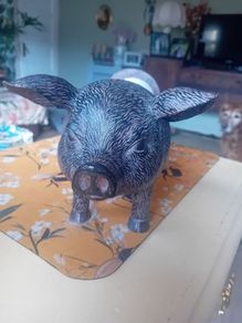 Pig Kitchen Towel Holder