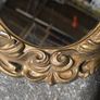 vintage oval mirror Image 2