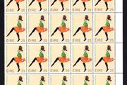 1980 Ireland Irish Music &amp; Dance Commemorative Stamps Block of 30 Mint Never Hinged (MNH)