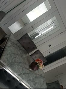 Marble table with 4 Chairs and Bench to match