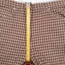 Ann Taylor LOFT Brown Green Checked Plaid Straight Leg Trousers 8UK/36EU Image 9