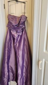 purple debs dress