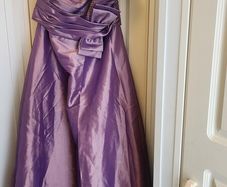 purple debs dress