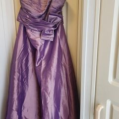 purple debs dress