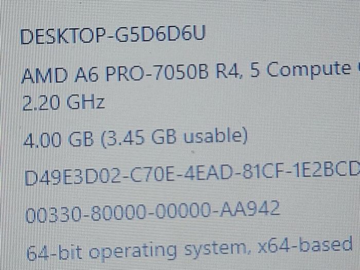 HP ProBook 455 G2, AMD A6 PRO-7050B R4, 5 Compute Cores 2C + 3G, 2.2GHz, 4 GB Ram, 300GB HDD, windows 10, Microsoft Edge, Chrome and VLC