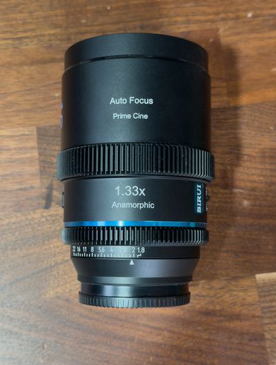 Sirui 40mm T1.8 1.33x Anamorphic E Mount Lens