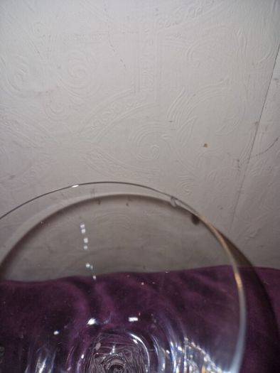 Set of 2 transparent Cristal d'Arques glasses by J.G. Durand
