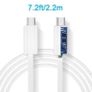 Mac Book Pro charger-140W USB C Super Fast Charger,Compatible with MacBook Pro 16, 15, 14, 13 Inch, MacBook Air 13 Inch, iPad Pro 2022/2021/2020/2019/2018, Included 7.2ft USB C to C Cable Image 7