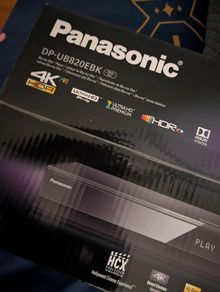 Panasonic UB 820 4K Blu ray player (bnib)