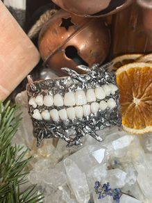 Bite Me Unusual Weird Teeth Bangle