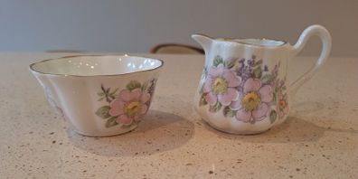 Royal Tara Irish Blossom miniture Jug and sugar bowl