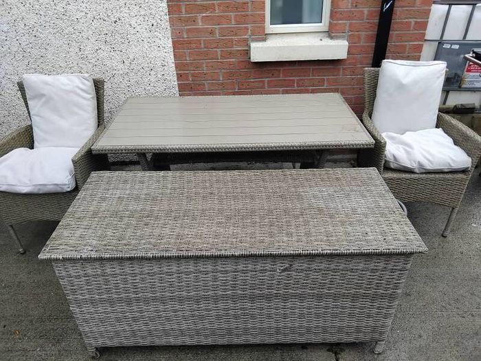 rattan garden set