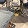 Round Dining Table & 5 Velvet Chairs Image 4