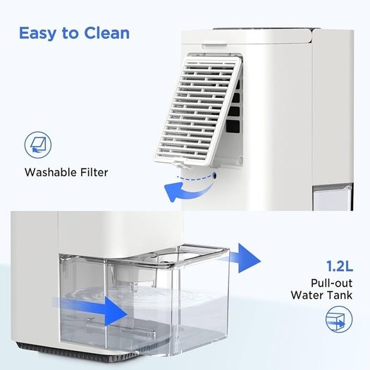 NEW SALE | Dehumidifiers for Home Damp, Heelay 1200ml Electric Dehumidifier