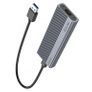 HOCO enclosure for M.2 SATA SSD drives M key B+M key up to 4TB USB A USB3.2 / 6GBps HB47 Metal Image 8