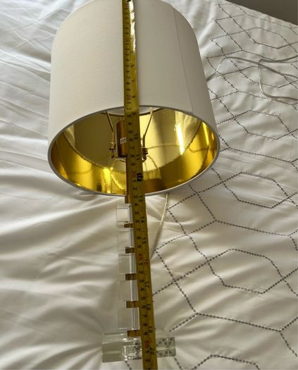 Pair of Glass Table Lamps