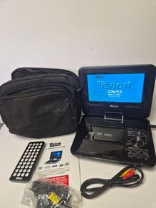 Complete Kids Portable Car DVD Player Bundle + 8 Disney & Kids Movies (Perfect for Road Trips!)