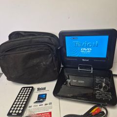 Complete Kids Portable Car DVD Player Bundle + 8 Disney & Kids Movies (Perfect for Road Trips!)