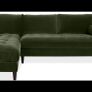 L shaped couch - good condition but sun faded Image 2
