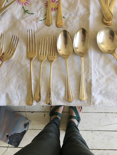 Antique cutlery