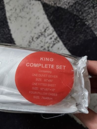 Brand New luxury satin duvet cover set king size