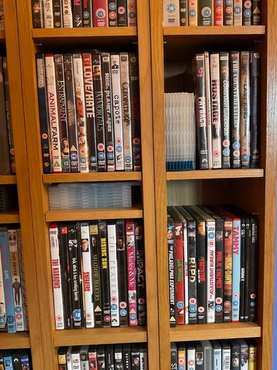 500+ DVDS and 5 IKEA Shelving Units