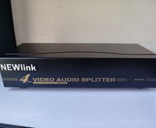 newlink 4 port video audio splitter