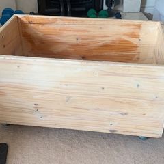wooden toy box