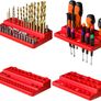 Tool Wall 230 X 78 Cm Stacking Boxes Tool Holder Wall Plate Bracket Rails Garage Image 5