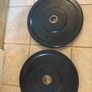 120kg Olympic Bumper Weight Plates Set (100kg + 20kg Barbell) Image 3