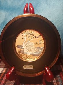 Chokin 24KT Gold Edged Plate.