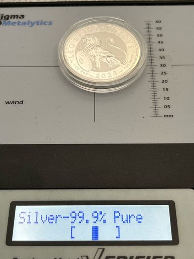 1oz Fine 999 Silver Bullion Lion of Britain 2025.