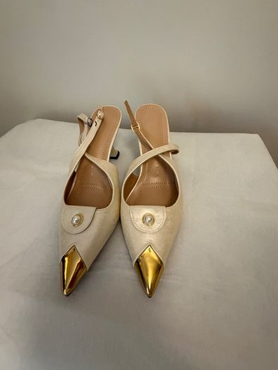 New Elegant Slingback Heels Size 43