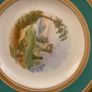 Price drop hand painted  Irish scenes of Ireland vintage  Rare set of Victorian hand painted dessert plates Irish landscape scenes Image 2