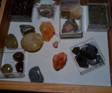 rocks, fossils, minerals
