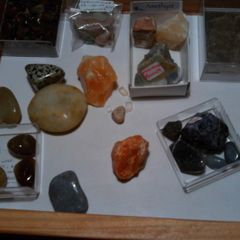 rocks, fossils, minerals