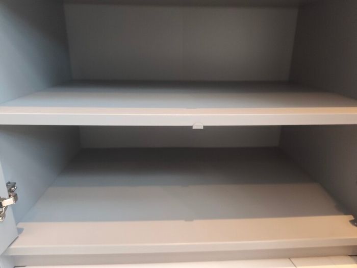IKEA HAUGA grey high cabinet