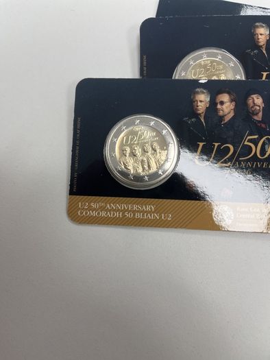 U2 coin - today in Dublin